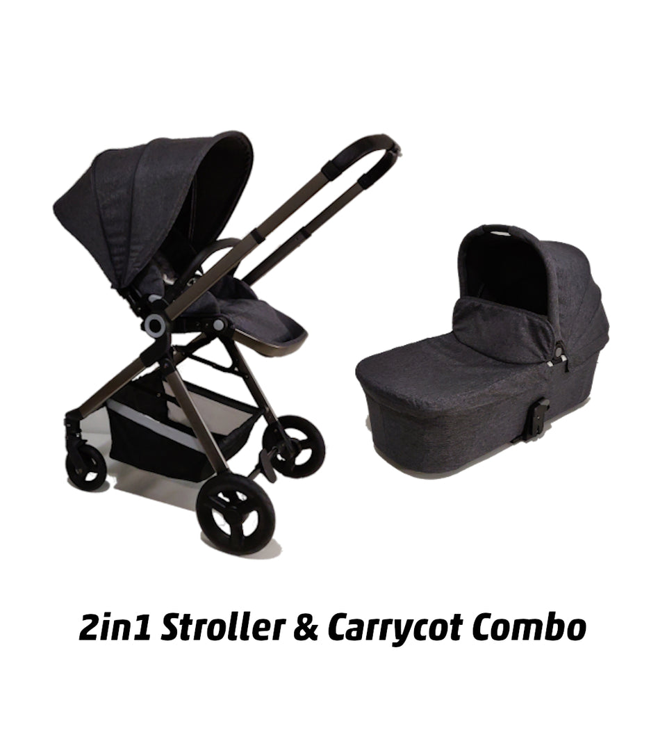 2 in 1 Stroller and Carrycot - AlfaKids