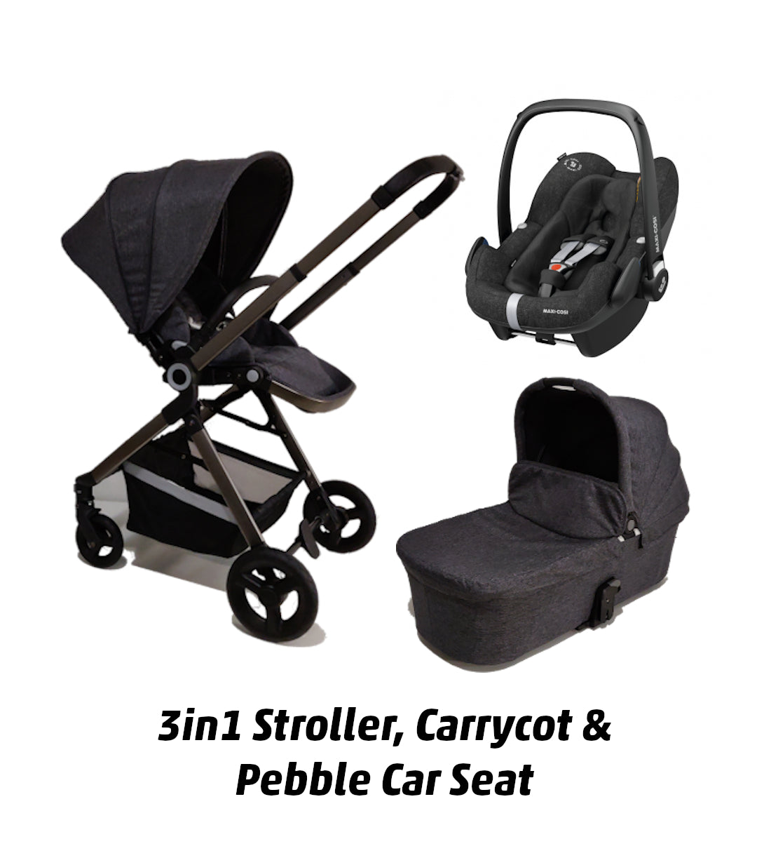 in Stroller, Carrycot and Pebble Plus Car Seat
